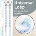 Kowlone Dummy Clips Boys Girls Silicone Soother Pacifier Chain Flexible Binky Holder Set with Texture for Teething Baby Unisex Newborn Dummies 1-Piece Design(Pastel Blue Glacier Grey) A: Pastel Blue Glacier Grey - Buy Online on SooperMarket.com