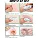 Semi Cured Gel Nail Strips in Red - Long Lasting Waterproof Nail Polish Wraps - Includes Cuticle Stick, File, Wipes & Sealing - UV/LED Lamp Required - Buy Online on SooperMarket.com