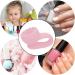 Maodom Nail Polish Holder Stand - Wearable Manicure Display Tools Strong Grip Airlock Suction Silicone Nail Polish Organizer Manicure And Pedicure Accessories Sakura Powder - Buy Online on SooperMarket.com