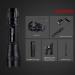 DARKBEAM Infrared 940nm Night Vision Scope Light - Long Range LED IR Flashlight for Hunting & Observation - Rechargeable Portable Tactical Illuminator Kit - Buy Online on SooperMarket.com