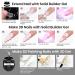 MIZHSE Solid Nail Builder Gel and 3D Nail Gel Kit All in 1 Kits with Chrome Powder and Silicone Nail Art Sculpture Pen Clear Gel Nail Extension 3D Sculpting Gel for Nails Strengthen Gel for Nails Art - Buy Online on SooperMarket.com