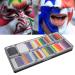 Professional Face Body Paint Kit - 12 Colors with Brushes | Safe Halloween Makeup Palette for Parties & Body Art - Buy Online on SooperMarket.com
