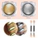 Nail Powder Hisight 2pcs - Mirror Glitter Chrome Pigment Powder for Nail Art - Gold Silver Sequins with Sponge Stick - Buy Online on SooperMarket.com