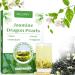 Jasmine Dragon Pearls 50g MQUPIN Loose Leaf Green Tea 101% Natural Floral Scented Hand Rolled Jasmine Green Tea with Pleasant Great Aroma and Tonic Effect White 50g