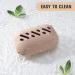 FERYES Large Silicone Makeup Sponge Holder - Portable Double Sided Beauty Blender Case in Khaki - Buy Online on SooperMarket.com