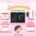 DEECAM 15-Inch Pink LCD Writing Board for Kids | Reusable Educational Tablet with Locking Function | Perfect Gifts for Boys & Girls - Buy Online on SooperMarket.com