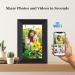 Humblestead 7 Inch WiFi Digital Photo Frame | 1024 * 600 IPS HD Touchscreen | Effortless Setup | Share Photos and Videos Instantly - Buy Online on SooperMarket.com