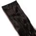 Clip-in Hair Extensions - 1 Weft 5 Clips Wavy Human Hair Natural Black - 43 cm (120 g) for a Flawless Look - Buy Online on SooperMarket.com