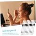 PLAFOPE 70 Pcs Lying Silkworm Eyeliner Makeup Eyeliner Pencils Make up Eyeliner Pen Gel White Wooden Pole - Buy Online on SooperMarket.com