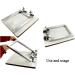 2 Pcs Silk Screen Printing Hinge Clamps - DIY Tool for Fixing Mesh on Frame Machine | 4 Screws Included - Buy Online on SooperMarket.com