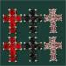 24pcs Religious Nail Charms Kit - San Judas Virgin Mary Cross 3D Nail Gems in Gold and Silver - Buddha Charms and Rhinestones for Nail Art - Buy Online on SooperMarket.com