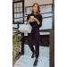 PRETTYGARDEN Women's 2023 Fall Two Piece Outfit - Long Sleeve Crewneck Pullover Top and Pants Set - Sweatsuit Tracksuit - Black (Large) - Buy Online on SooperMarket.com