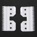 BEAUY 10Pcs/Lot Replaceable Ceramic 18 Teeth Pet Ceramic Clipper Cutting Blade for Oster A5 Series - Buy Online on SooperMarket.com