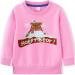 Kids Girls Christmas Jumper Sweatshirt | Xmas Santa Claus Reindeer Tops | 1-7 Years | Cotton Crew Neck | Winter Clothes - Buy Online on SooperMarket.com