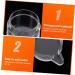 BESPORTBLE 2pcs Ant Water Feeder Mini Ant Feeder Ant Water Feeding Bowl Insect Water Feeder Transparent Acrylic - Buy Online on SooperMarket.com