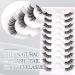 Shop Half Lashes: 14 Pairs Natural Cat Eye False Eyelashes - Handmade Soft Faux Mink & Clear Band - Buy Online on SooperMarket.com