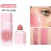 HERBENJOY Cream Blush - Lightweight Liquid Blush for Mature Skin - Dewy Finish, Smudge-Proof - #LOVE CAKE - 1 ml - Buy Online on SooperMarket.com