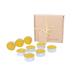 Bee wax tea light 9 x tealights candles beeswax 100% pure organic handmade 100% natural aromatherapy hand rolled