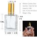Yu Feng 12 Pack 15ml Transparent Glass Perfume Spray Bottles - Refillable Fine Fog Containers for Essential Oils Cleaning & Liquid Fragrance - Buy Online on SooperMarket.com