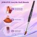 JOSLOVE Kolinsky Acrylic Nail Brush 2PCS Set - Size 8 | Pure Sable Hair, Wooden Handle for Acrylic Powder Application - Buy Online on SooperMarket.com