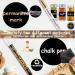 Dzsee Self-Adhesive Round Blackboard Stickers (4cm ) - 96 Waterproof Labels for Jam Glasses + 2 Pens | Perfect for Organizing & Labeling - Buy Online on SooperMarket.com