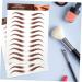 HAPINARY 5 Sheets eyebrow sticker sticker eye makeup supplies makeup eyebrow - Buy Online on SooperMarket.com