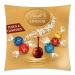 Lindt chocolate lindor sharing |250 G |Balls with a delicate melting filling in the varieties of milk fine herb 45 % white salted caramel and hazelnut |Chocolate |Praline gift sharing mixture gold