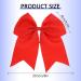 Shop 2 Pieces Large Red Loop Hair Ties - Perfect Cheerleader Hair Accessories for Women & Girls - Ideal for Christmas Parties - Buy Online on SooperMarket.com