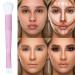 Nose Contour U Shaped Makeup Brush | 2 in 1 Soft Dual End Sculpting Brush - International Shipping Available - Buy Online on SooperMarket.com