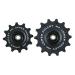 TRiPEAK 12T+14T Shimano Oversized Ceramic/Steel Bearing Jockey Wheel Pulley Set for 11Speed Shimano Dura Ace/Ultegra 91xx/R80xx/R70xx Road Cyclocross Gravel Rear Derailleur Steel Bearing, Black
