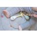 Kindsgut Wooden Rattles Set - 2 Musical Instruments for Babies | High-Quality Travel-Friendly Elephant & Triangle Design in Subtle Colors - Buy Online on SooperMarket.com