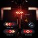Wireless Remote Bike Tail Light w/ Turn Signals | USB Rechargeable & Waterproof Cycling Taillight for Night Safety - Buy Online on SooperMarket.com