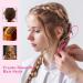 Sularpek 3pcs Topsy Tail Hair Tool Set - Pink Looping Hair Styling Kit with Comb - Ideal for French Braids & Creative Hairstyles - Buy Online on SooperMarket.com