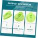 Healeved 2pcs Colored Earring Molds Teaching Aid - Green 3D Human Ear Model - Buy Online on SooperMarket.com