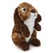 Zappi Co Bunny Rabbit Brown Plush Toy (20cm) - Soft Eco-Friendly Part of Beloved Safari Animals Series Made from 100% Recycled Material Bunny Rabbit (Brown)