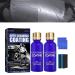 IFFANY 3 in 1 Car Paint Restorer Kit Car Nano Ceramic Crystal Coating Micro-Molecule Crystal Coating Restoration Care Agent Waterproof Dustproof & Scratch Repair 2PCS