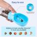 Colorday Handheld Dog Feeder Treat Dispenser with Clicker & Pouch - Blue (6.7 OZ) | For Training Walking Hiking Travel - Buy Online on SooperMarket.com