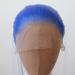 Blue Synthetic Lace Front Wig - Long Straight Hair for Black Women | Heat Resistant Fiber | Cosplay & Daily Wear - Buy Online on SooperMarket.com