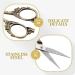 Compact Stainless Steel Beauty Scissors - Multi-Function Eyebrow & Nose Hair Scissors for Travel | Wear-Resistant & Portable - Buy Online on SooperMarket.com