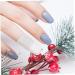 FRCOLOR 60 Pcs Nail Case Nail Soak off Caps Manicure Art Varnish Protector Nail Polish Varnish Protector Reusable Gelt Nail Gel Polish Nail Polish Protector Plastic Removal Tool Milk 4x2cmx3pcs As Shownx3pcs - Buy Online on SooperMarket.com