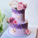 19 PCS Flower Cake Toppers | Butterfly Cake Decorations | Happy Birthday Toppers with Artificial Roses and Eucalyptus | Wedding Baby Shower Supplies (Purple) - Buy Online on SooperMarket.com