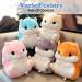 Muziri Kinokoo Hamster Plush Pillow Blanket - Soft Nap Blanket & Toy Blanket in Blue - Buy Online on SooperMarket.com