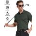 TelaLeo Men's Polo Shirts 5-Pack - Quick Dry Short Sleeve Golf T Shirt - Moisture Wicking - Black/Grey/Green/Blue - Large - Buy Online on SooperMarket.com