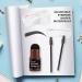 Eyebrow Stamp Shaping Kit with Long-Lasting Buildable Brown Black Powder - Includes 10 Stencils and 2 Pen Brushes - Perfect Gift for Women - Buy Online on SooperMarket.com