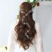 100 cm Wedding Hair Wire Bridal Hair Jewellery Rhinestone Headband and Headband with Crystal Headdress Head Cover for Women - Buy Online on SooperMarket.com