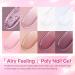 Modelones Poly Nail Gel Kit 8 Colors with 48W LED Nail Lamp - Professional Starter Manicure Kit with Complete Poly Nail Art Tools - Nail Extension Gel Set with Rhinestone, Glitters, Sequins - Perfect Gift for Women - Buy Online on SooperMarket.com