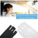 U V Gloves 1 Pair Nail Art Skin Care Fingerless Gloves Protect Hands from Outdoor Sun U V Light Harm(Black) - Buy Online on SooperMarket.com