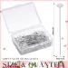 124 Pcs Rhinestone Flower Brooch Pins - Crystal Corsage & Boutonniere Diamond Pins in Silver for Crafting and Wedding Decor - Buy Online on SooperMarket.com