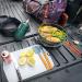 Jetboil Jetset Stowable Camping Utensil Set - Grey/Orange | Lightweight & Compact - Buy Online on SooperMarket.com