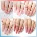 Dip Powder Nail Kit Dipping Powder Starter Kit Nail Dipping Powder Kit Nail Powder Dip Kit Starter Set-6 Colors Dip Acylic Powder with 2-In-1 Base Top Coat Activator Manicure Set for DIY Nail Salon Set 2 clear - Buy Online on SooperMarket.com